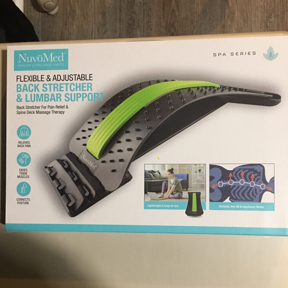 Nuvomed back stretcher and lumbar support